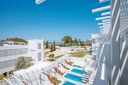 Hotel Aloe in Faliraki - Rhodos - hotelkamer met privezwembad Griekenland