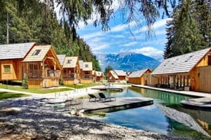 Kleinschalig vakantiepark Slovenie - Ribno Luxury Glamping - vakantiehuisjes
