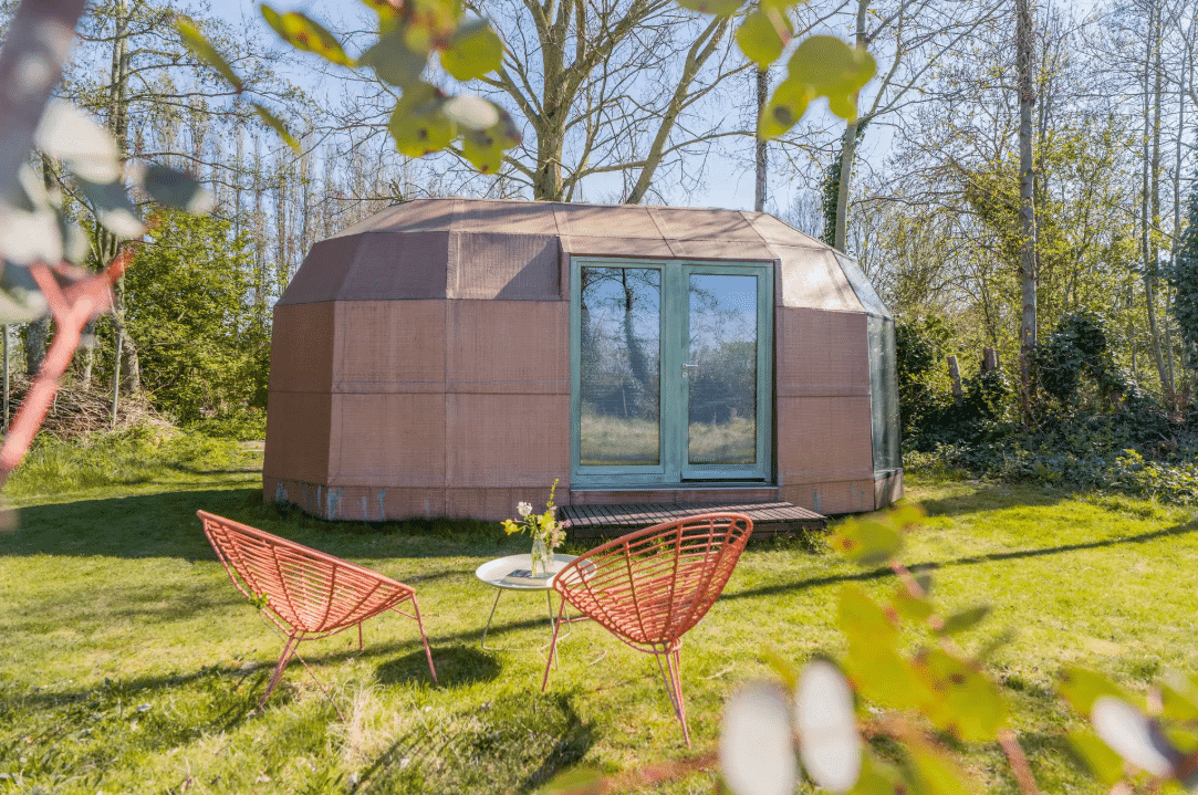 Eco Tiny house bij kwekerij in Kats - Ecolodge in Nederland
