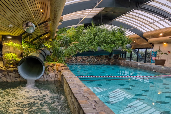 Center Parcs Het Meerdal - Aqua Mundo - Uitgang zwembad en golfslagbad